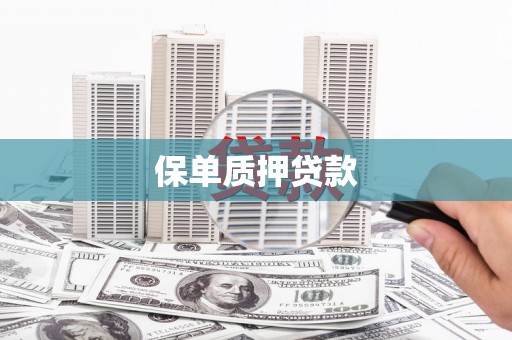 青原保单质押贷款