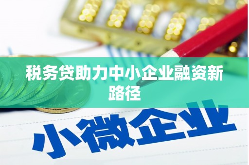 青原税务贷助力中小企业融资新路径